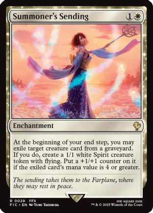 Summoner's Sending (Surge Foil) [FINAL FANTASY Commander]