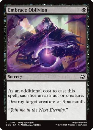 Embrace Oblivion [Edge of Eternities]