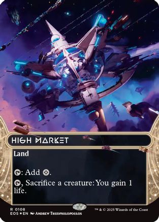 High Market (0108) (Borderless) (Galaxy Foil) [Edge of Eternities: Stellar Sights]