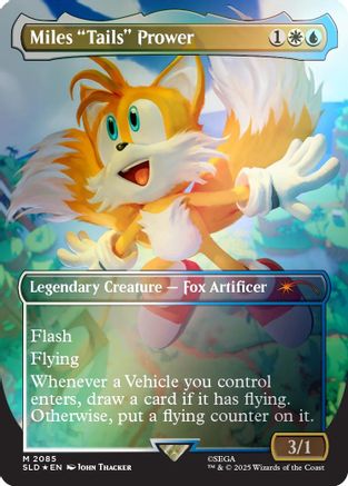 Miles "Tails" Prower (Rainbow Foil) [Secret Lair Drop Series]