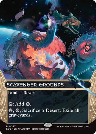 Scavenger Grounds (0037) (Borderless) [Edge of Eternities: Stellar Sights]