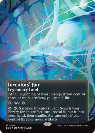 Inventors' Fair (0156) (Borderless) (Galaxy Foil) [Edge of Eternities: Stellar Sights]