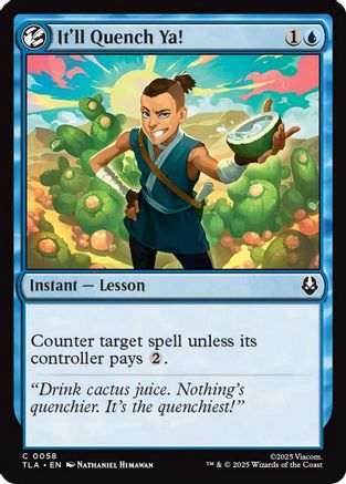 It'll Quench Ya! [Avatar: The Last Airbender]