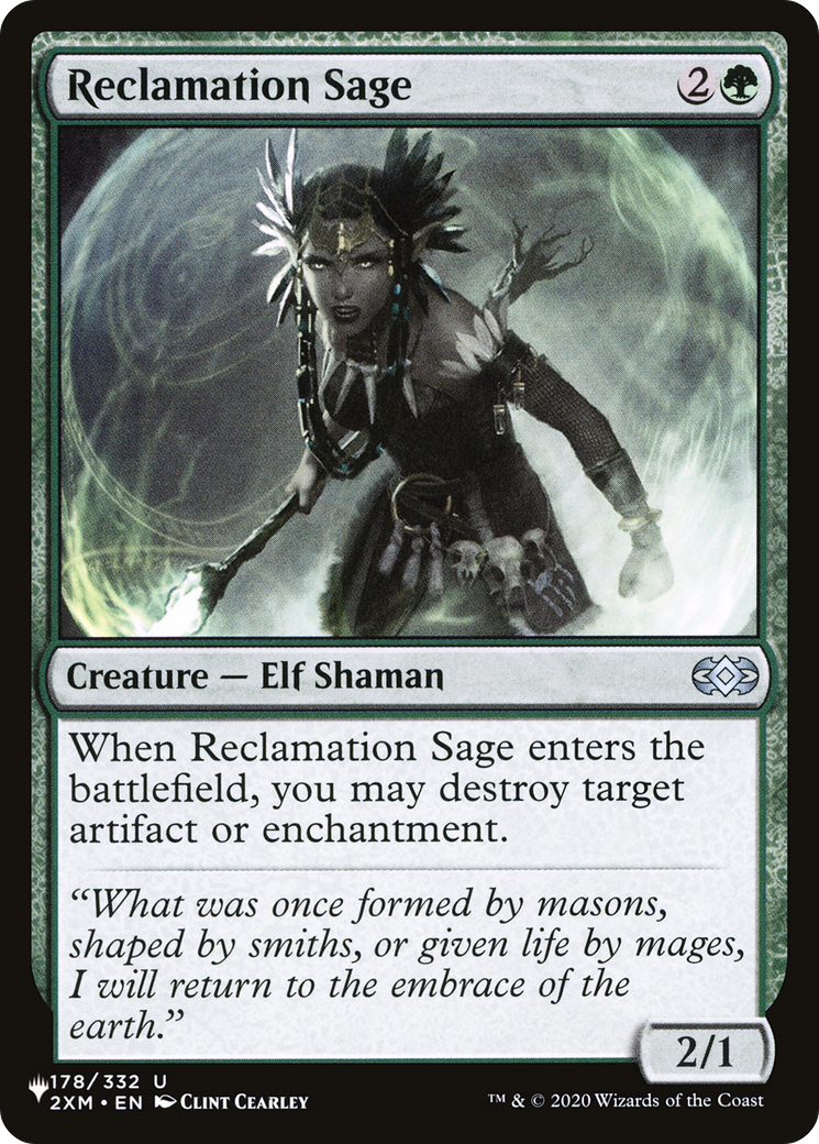 Reclamation Sage (2XM) [The List]