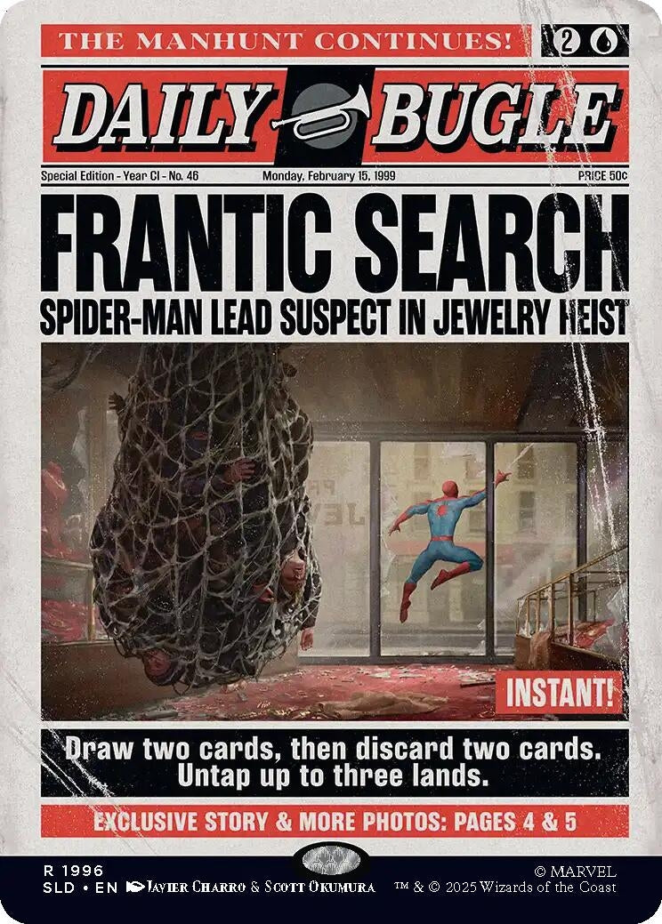 Image for Frantic Search (1996) (1996) - Magic: The Gathering
