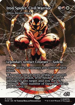 Iron Spider, Civil Warrior - Alibou, Ancient Witness [Marvel Universe: Eternal-Legal]