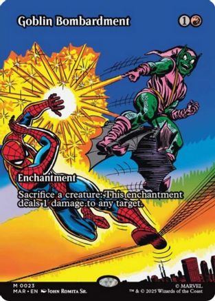 Goblin Bombardment (Borderless) [Marvel Universe: Eternal-Legal]