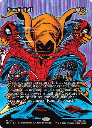 Saw in Half (Borderless) [Marvel Universe: Eternal-Legal]