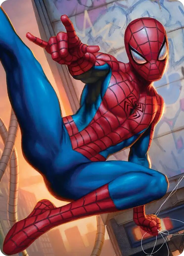 Image for Sensational Spider-Man Art Card - Magic: The Gathering