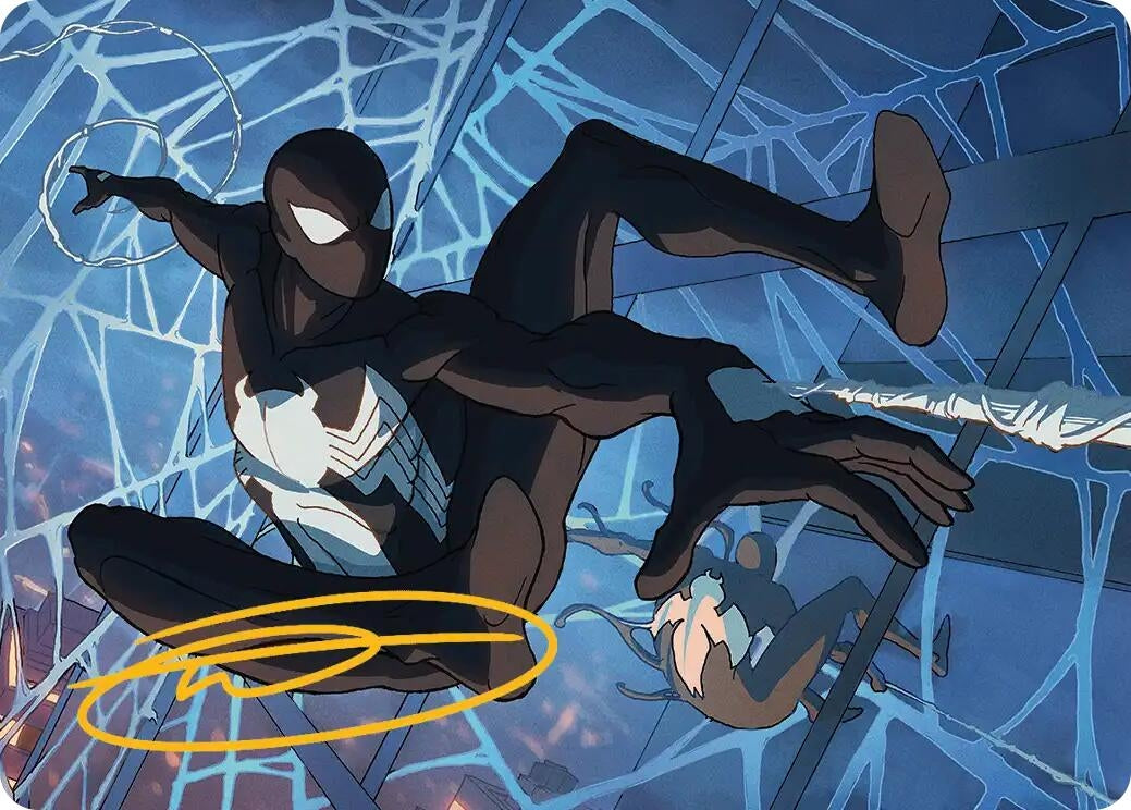 Image for Symbiote Spider-Man Art Card (Gold-Stamped Signature) (40) - Magic: The Gathering