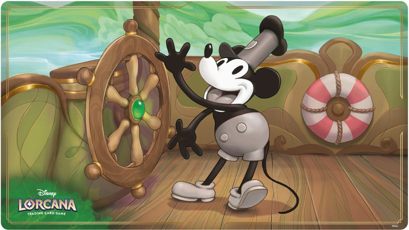 Lorcana Micky Mouse Steamboat Willie Playmat