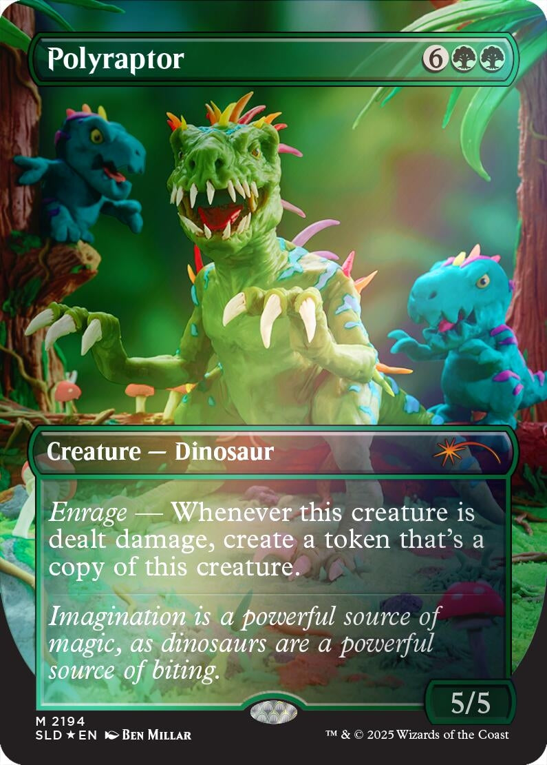 Image for Polyraptor (Rainbow Foil) (2194) - Magic: The Gathering
