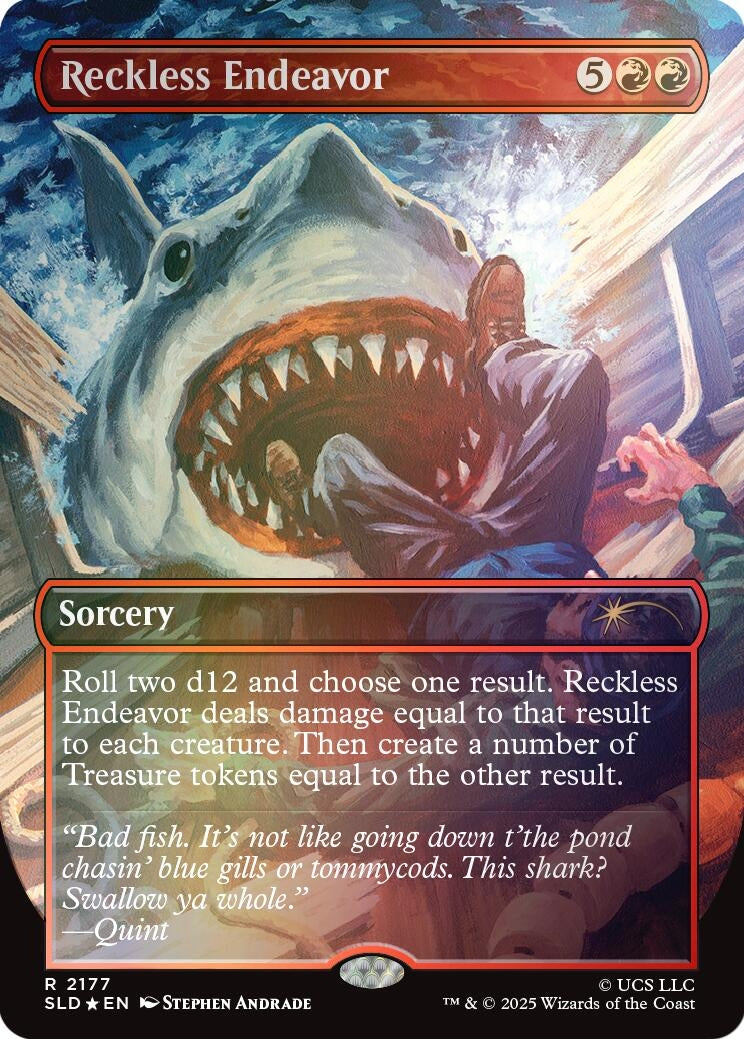 Image for Reckless Endeavor (Rainbow Foil) (2177) - Magic: The Gathering