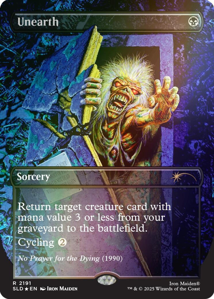 Image for Unearth (Rainbow Foil) (2191) - Magic: The Gathering