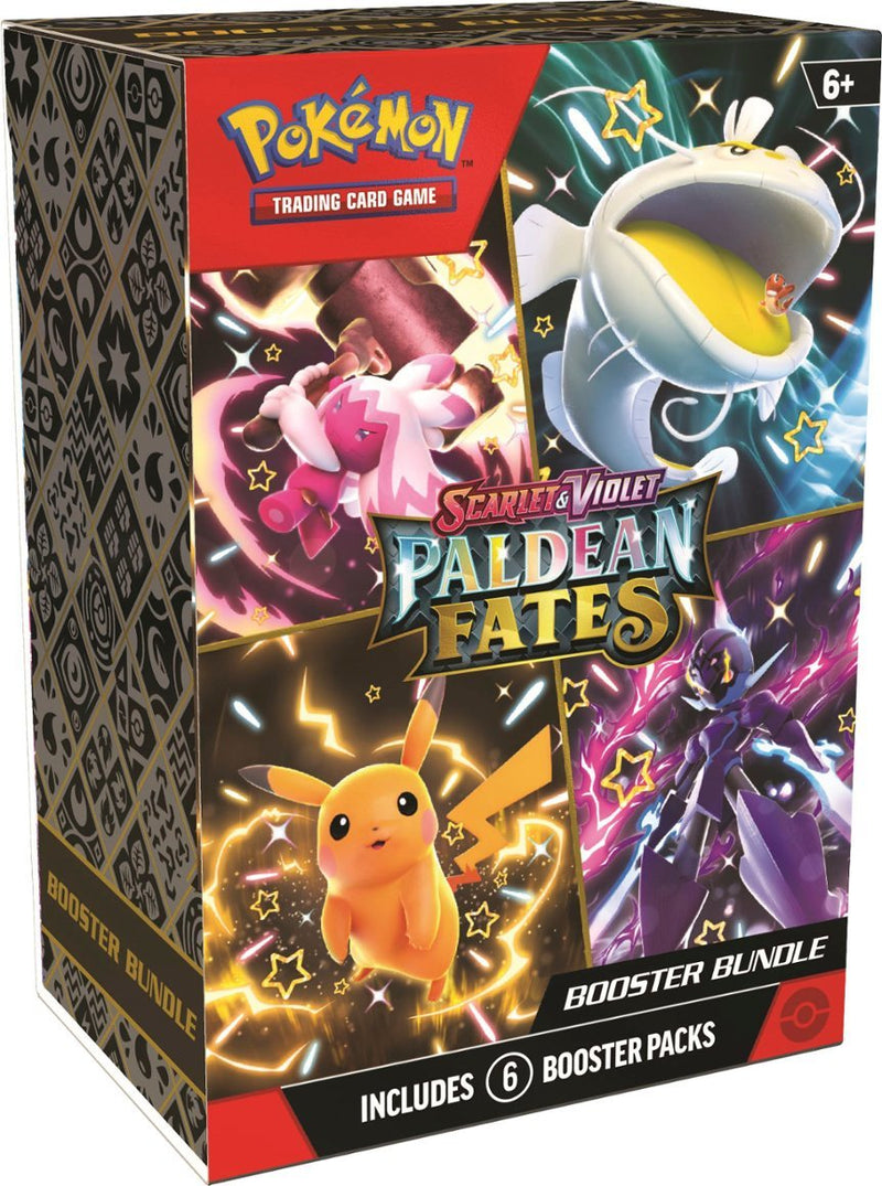 Pokemon Scarlet & Violet Paldean Fates 6pk Booster Bundle