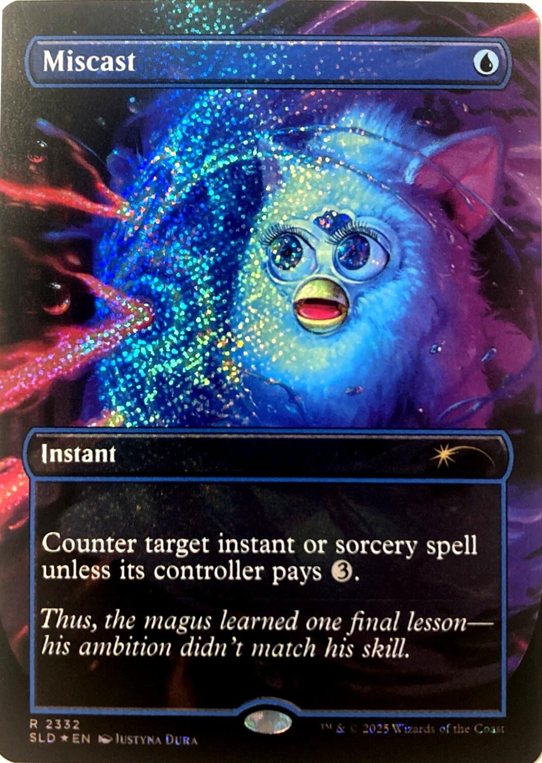 Image for Miscast (Confetti Foil) (2332) - Magic: The Gathering