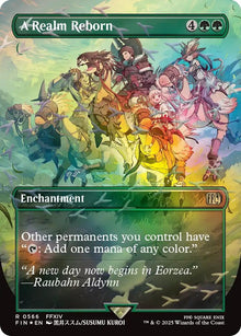 Image for A Realm Reborn (Borderless) (Chocobo Track Foil) (566) - Magic: The Gathering