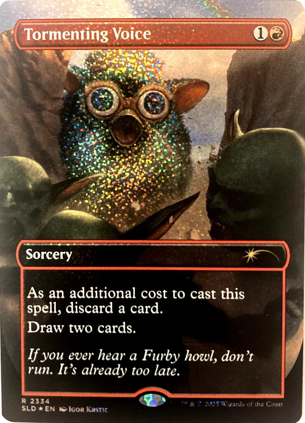 Image for Tormenting Voice (Confetti Foil) (2334) - Magic: The Gathering