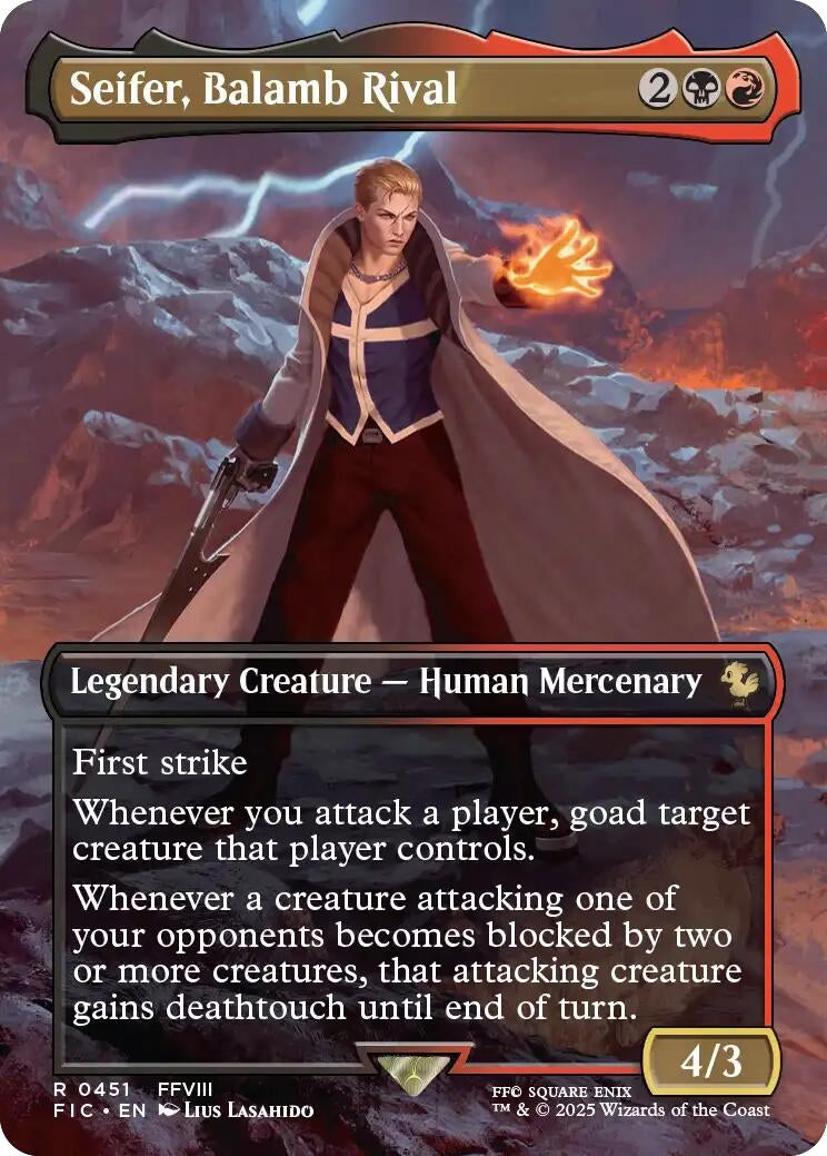 Image for Seifer, Balamb Rival (Borderless) (451) - Magic: The Gathering
