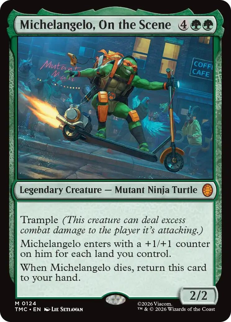 Michelangelo, On the Scene [Teenage Mutant Ninja Turtles Commander]