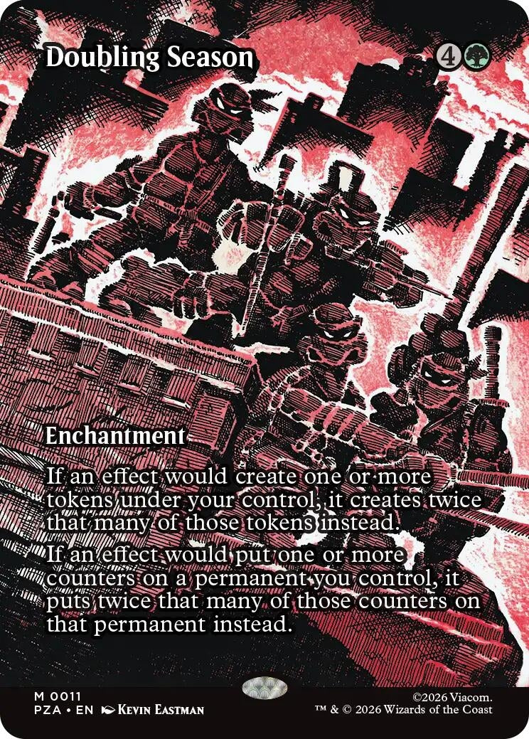 Doubling Season (Borderless) [Teenage Mutant Ninja Turtles Eternal-Legal]