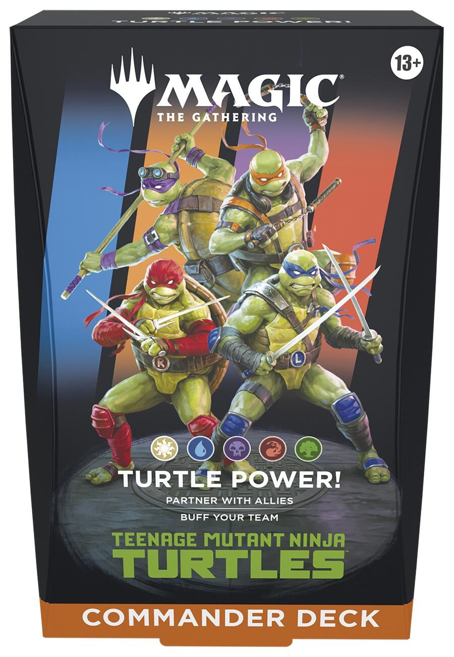 Image for Teenage Mutant Ninja Turtles Commander Deck - Turtle Power! - Magic: The Gathering