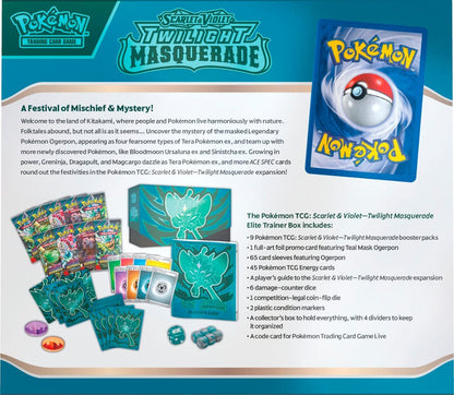 Pokemon Scarlet & Violet Twilight Masquerade Elite Trainer Box