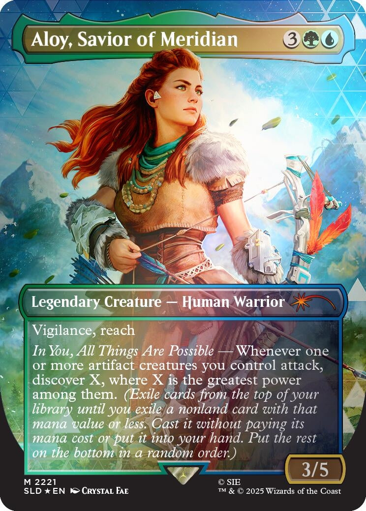 Image for Aloy, Savior of Meridian (Rainbow Foil) (2221) - Magic: The Gathering