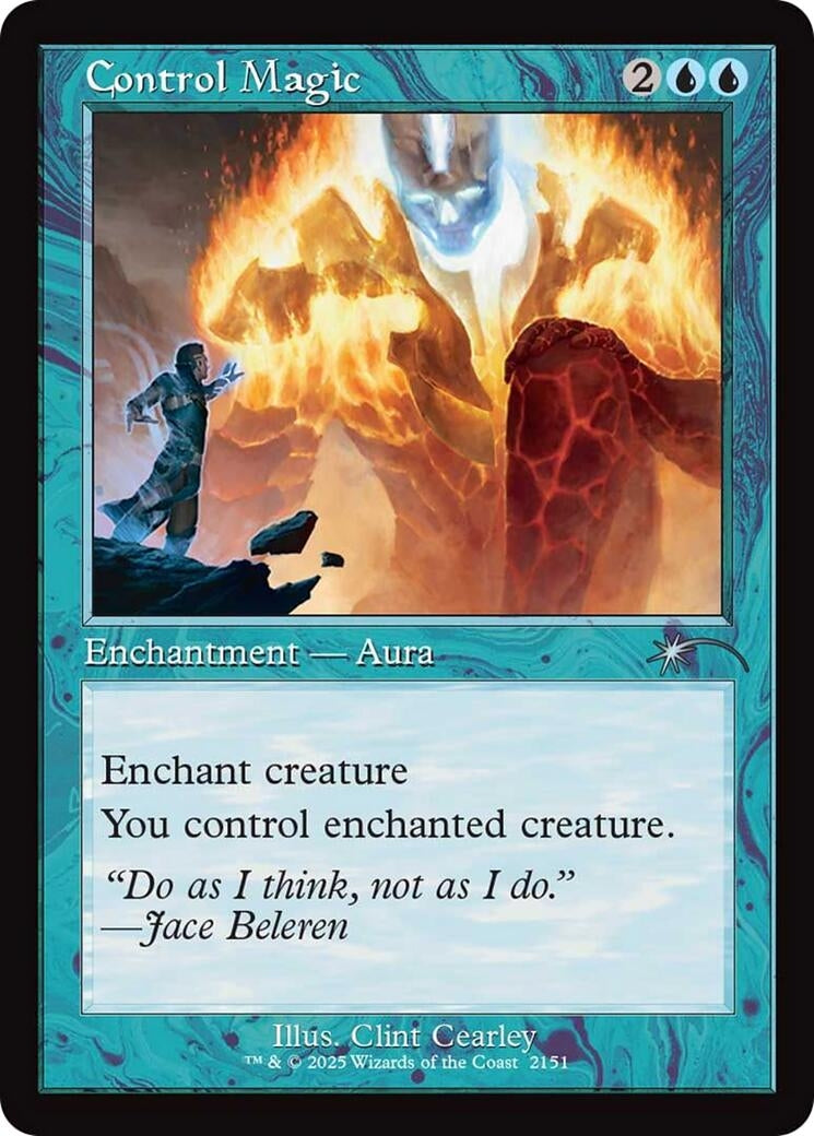 Image for Control Magic (Retro Frame) (2151) - Magic: The Gathering
