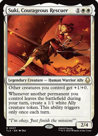 Suki, Courageous Rescuer [Avatar: The Last Airbender]