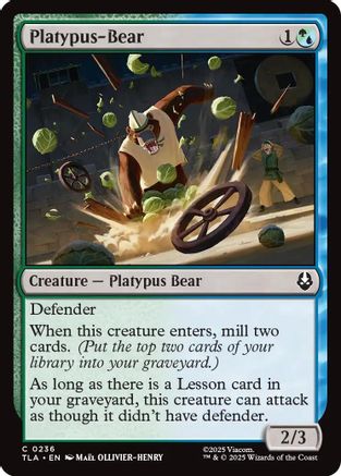 Platypus-Bear [Avatar: The Last Airbender]