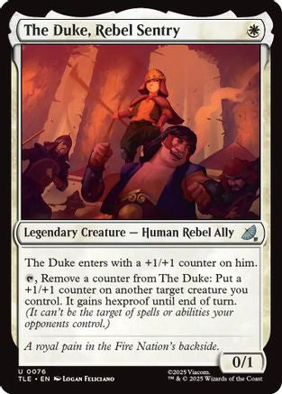 The Duke, Rebel Sentry [Avatar: The Last Airbender: Eternal-Legal]