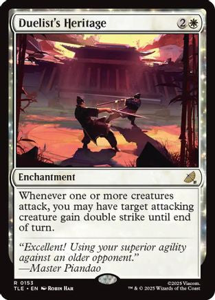 Duelist's Heritage [Avatar: The Last Airbender: Eternal-Legal]
