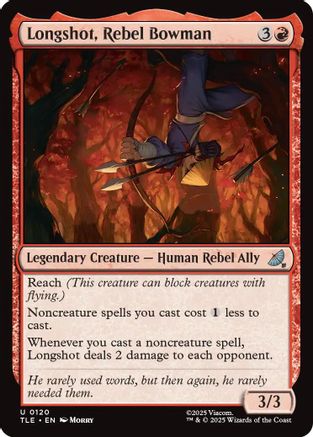 Longshot, Rebel Bowman [Avatar: The Last Airbender: Eternal-Legal]