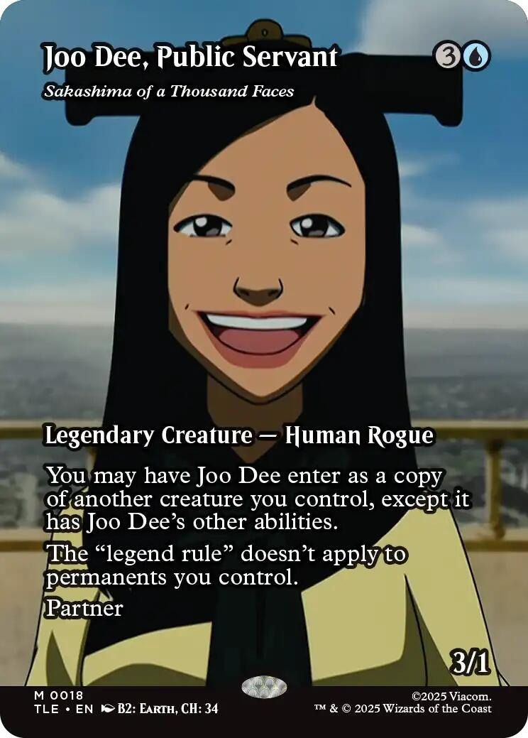 Joo Dee, Public Servant - Sakashima of a Thousand Faces (Borderless) [Avatar: The Last Airbender: Eternal-Legal]