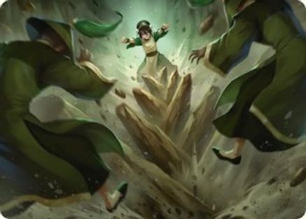 Rockalanche Art Card [Avatar: The Last Airbender Art Series]