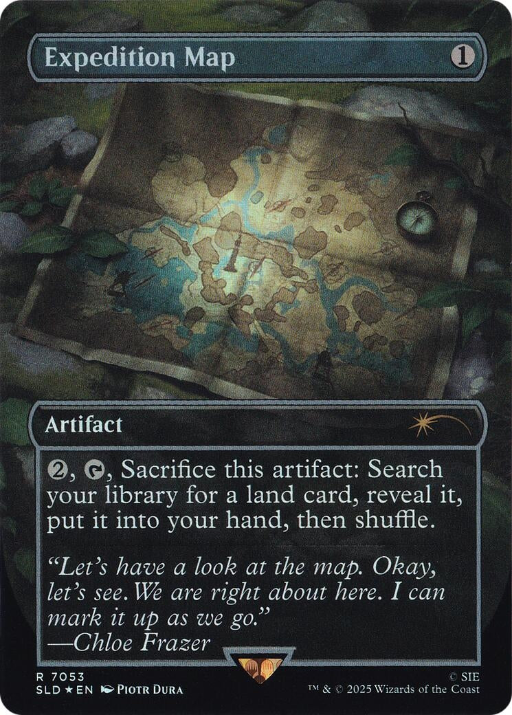 Image for Expedition Map (Rainbow Foil) (7053) - Magic: The Gathering