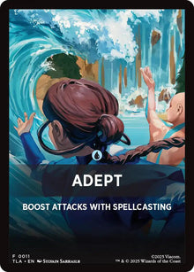 Adept Theme Card [Avatar: The Last Airbender Tokens]