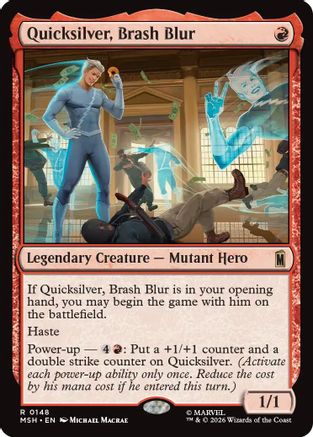 Quicksilver, Brash Blur [Marvel Super Heroes]