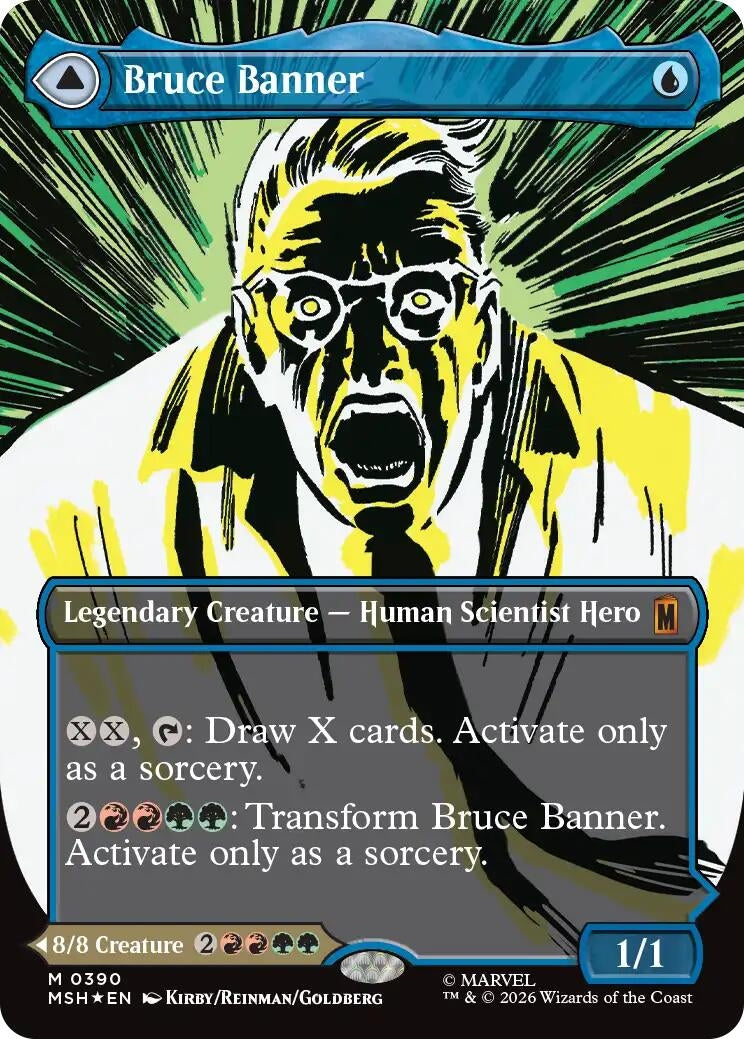 Image for Bruce Banner (Borderless) (390) (MSH) - Magic: The Gathering