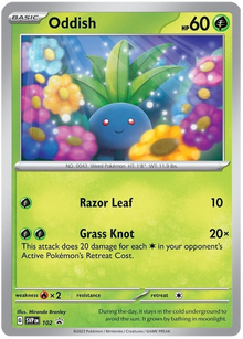 Oddish (102) [Scarlet & Violet: Black Star Promos]