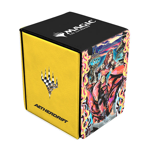 Ultra Pro MTG Aetherdrift Chandra, Apark Hunter (Variant Art PW) Alcove Flip Deck Box 100+