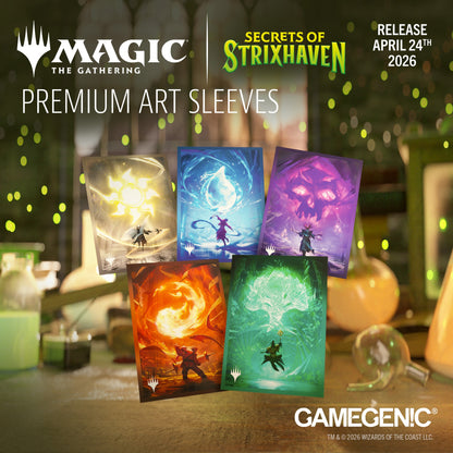 Gamegenic MTG Secrets of Strixhaven Mana Premium Art Sleeves