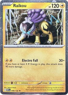 Image for Raikou - 048/132 (Cosmo Holo) (048/132) - Pokemon