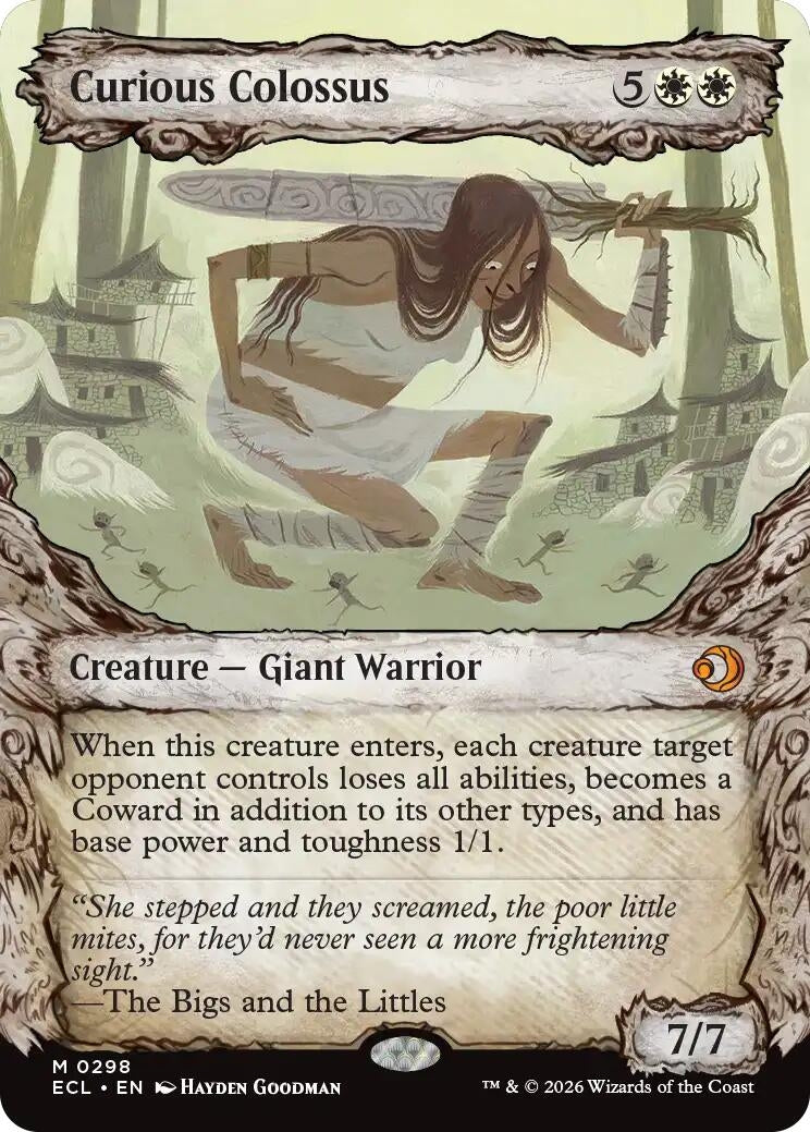 Image for Curious Colossus (Showcase) (298) (ECL) - Magic: The Gathering