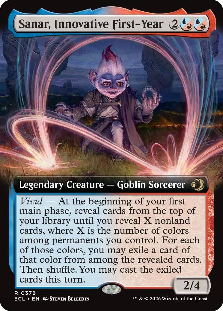 Image for Sanar, Innovative First-Year (Extended Art) (378) - Magic: The Gathering