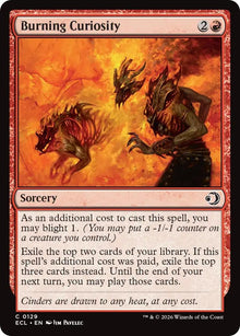 Image for Burning Curiosity (129) - Magic: The Gathering