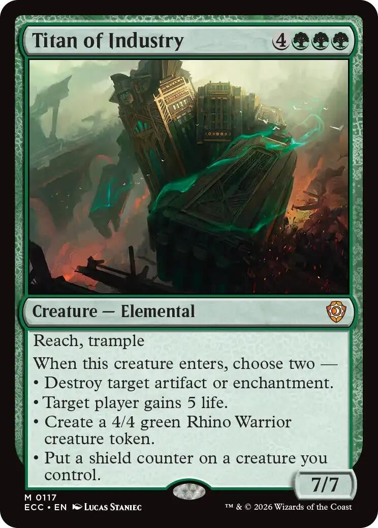 Image for Titan of Industry (117) - Magic: The Gathering