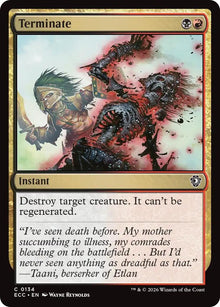 Image for Terminate (134) - Magic: The Gathering