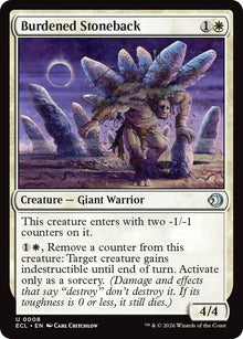 Image for Burdened Stoneback (8) (ECL) - Magic: The Gathering